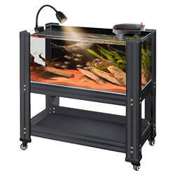 Movable ultra-white glass fish tank with drainage