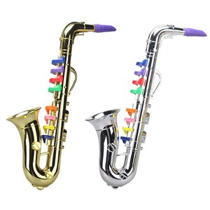 
Simulated music sax children's toy musical instrument horn trumpet recorder trumpet stage performance prop model