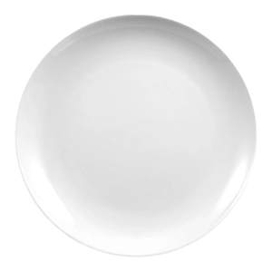 
Steak plate pure white ceramic round western food plate household dish plate shallow plate flat dish Western dish dish Western tableware