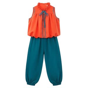 
Shishi Ruyi Performance Costumes Girls Classical Dance Performance Costumes Chinese Style Children's New Year's Day Festive Dance Persimmon Props