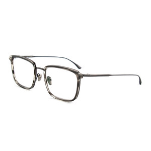 
Masunaga Masunaga glasses Japanese handmade frames titanium large face square frame myopia frame Empire EMPIRE I