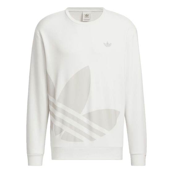 Classic fashionable loose fleece round neck sweatshirt pullover for men and women in autumn adidas Adidas clover