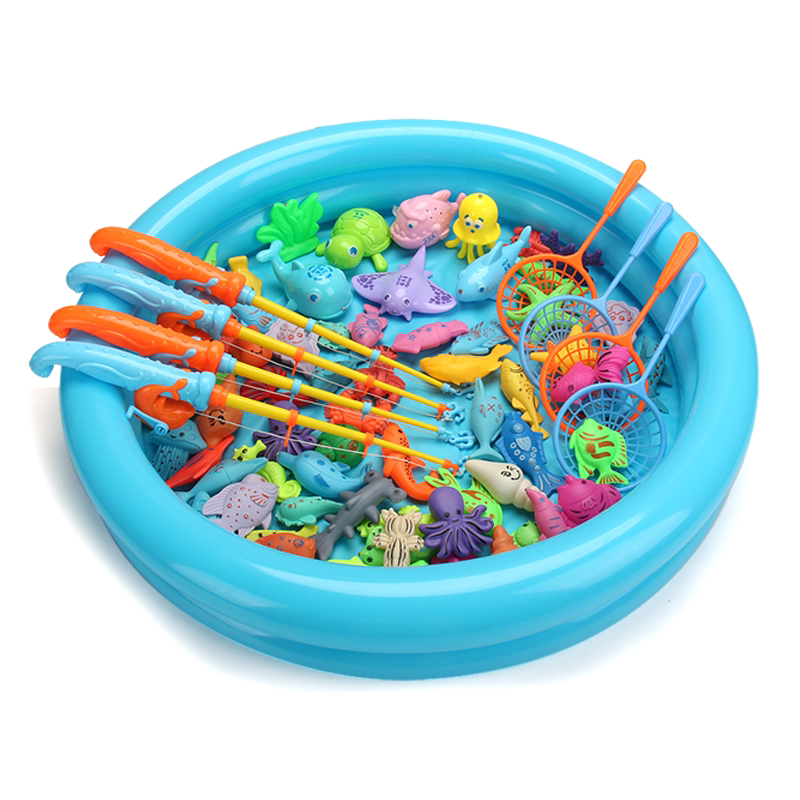 Shell Toy Pool Double Shell Induction Fish Children's Luminous Fishing Toys Puzzle ...