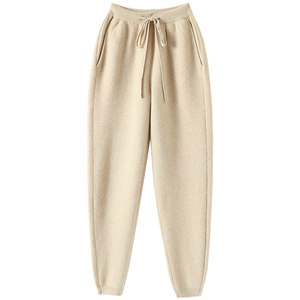 With wang! Daka heavy cashmere pants, children wearing thin and versatile casual pencil pants, winter new models
