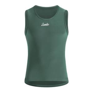 
Santic Sendike Autumn and Winter Warm Wool Shirt Cycling Vest Men's Road Bike Cycling Base Vest