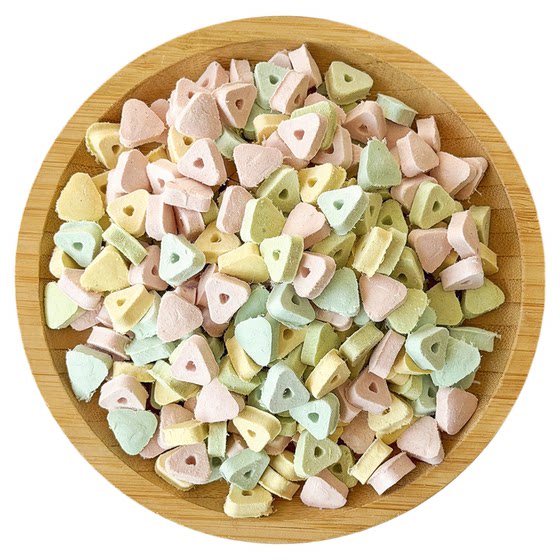 
Pet snacks, freeze-dried fruit, cat grass, raw meat, small milk slices, dog and cat nutrition, crispy mixed food, training rewards