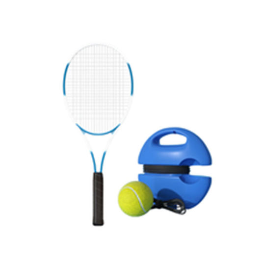 Tennis Practice Racket Tennis Trainer with Line Rebound - Beginner Self-Practice Equipment