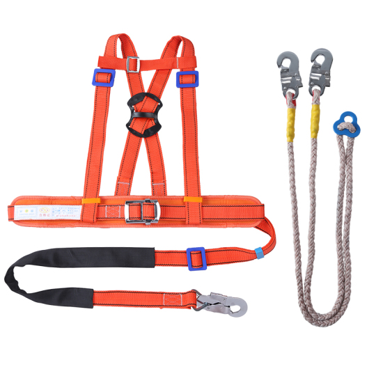 National Standard Full-Body 5-Point Fall Protection Safety Harness ...