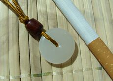 Украшения на шею 【进店有礼】青海玉（白玉壹级料--温润细腻）--宝宝平安扣--a26#