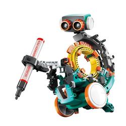 Educativo Per Bambini Fai-da-te Meccanico Tre In Uno Pittura Spazzatrice Battaglia Programmazione Robot Baogong Multifunzionale Blocchi Di Costruzione Intelligenti Giocattoli Di Assemblaggio Creatore Di Vapore Educazione Ragazzi E Ragazze Regali Di Comple