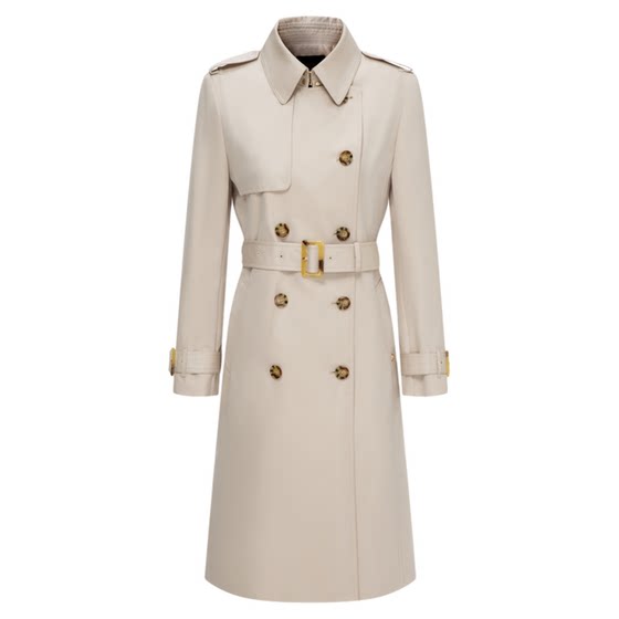 
[Water-Repellent] Scofield Women's Cotton British Style Double-breasted Front Shoulder Windbreaker 2025 Autumn and Winter New Products