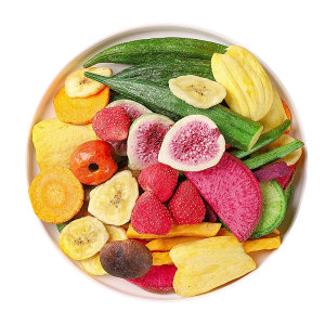 
Comprehensive fruit and vegetable crisps, dried fruits and vegetables, assorted crispy chips, crispy mushrooms, dried okra, snacks for pregnant women and children