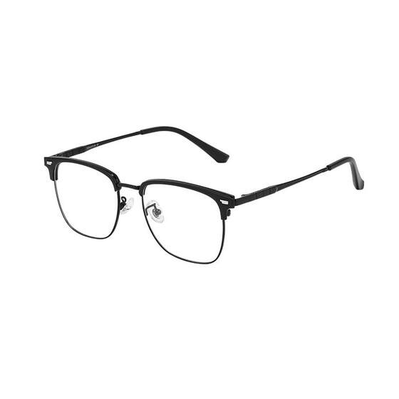 [Free Prescription] Sagawa fashion rimless edge-cut anti-blue light glasses for women with square frames and cat-eye frames for men