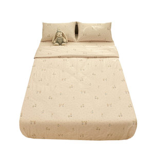 
Camellia Rabbit pure cotton bed sheet single piece cotton dormitory single quilt cover girly heart can be matched with three or four piece sets
