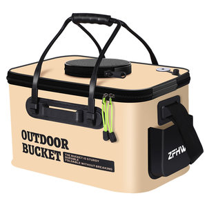 Live fish barrel fishing barrel fish box fish barrel EVA folding fishing box thickened bucket fish barrel fishing gear supplies free shipping