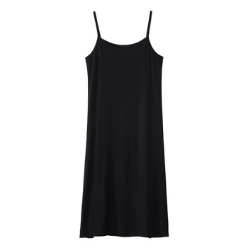 Modal loose anti-see-through inner suspender skirt vest