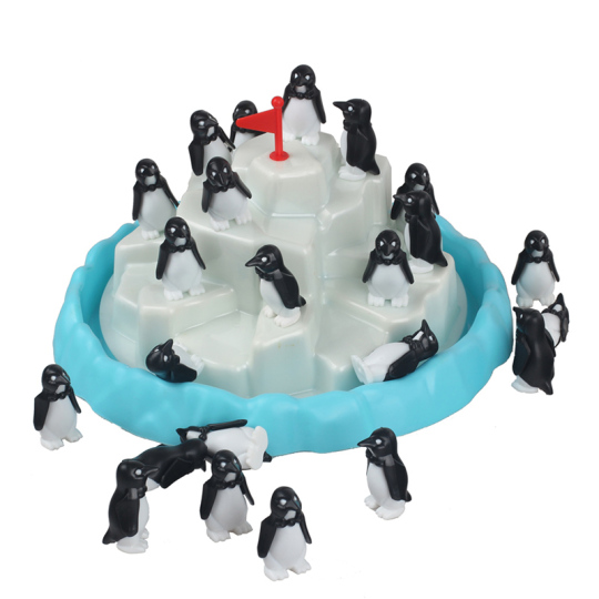 707 ペンギン積み上げおもちゃ - 教育的な氷山ゲーム