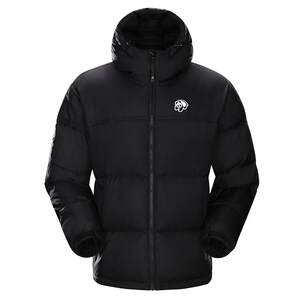 
Panda 2026 Winter Camel Down Jacket Men's Warm Thickened Black Bread Cotton Clothes Short Couple Hooded Jacket