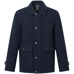 
[Same style as Zhang Wanyi star] Hazzys Haggis winter woolen coat men's casual jacket