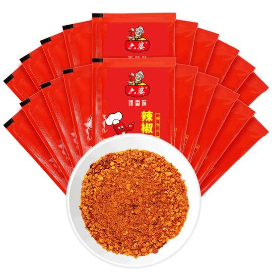 Liupo Sichuan Chili Noodles - 2g x 40 Bags - Spicy Seasoning