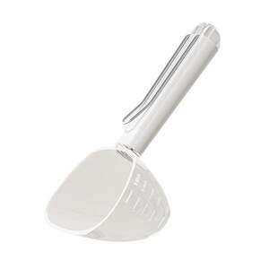 Cat grain spoon meter long -handed dog food spoon cat food spatula cat feeds spoon pet stainless steel sealing grain quantity cup
