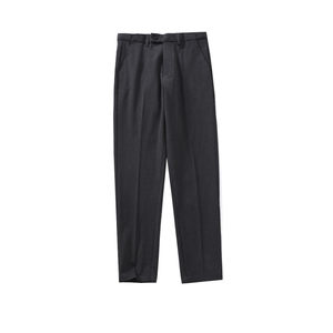 
2026 invisible elastic waist casual nine-point formal suit trousers slim fit small feet high-end sense handsome plus velvet suit men's trousers
