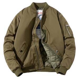 mYes Makino Mori dark red jacket cotton jacket men and women couple solid color baseball uniform cotton jacket spring and autumn wine red jacket winter