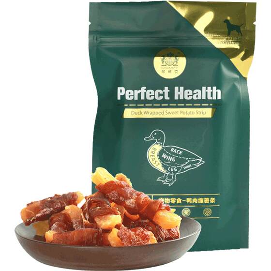 
Navik duck meat wrapped in sweet potato fries dog snack teeth grinding stick pet training small dog teeth cleaning reward