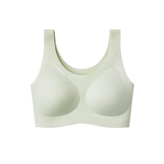 
Youkeshu No Size Underwear for Women Collagen Invisible Stainless Breathable Summer Thin Vest Sports Bra