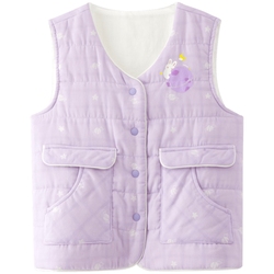 Cotton Era Children's Clothing Children's Gauze Quilted Home Vest Winter Warm Tops And Vests For Boys And Girls