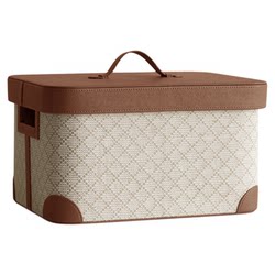 Bedroom cloakroom rattan dirty clothes basket with lid storage box