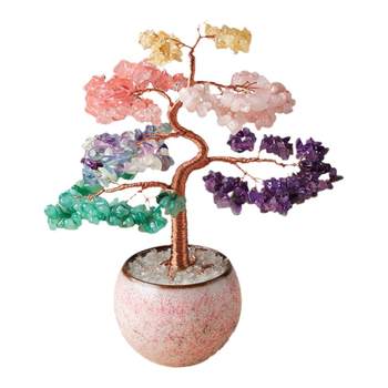 Fuzhengju Crystal Fortune Tree Colorful Crystal Tree Ornaments