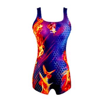 Sanqi professional swimsuit female conjoined body slimming and thin exercise
