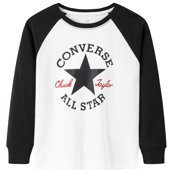 
Converse children's wear long-sleeved T-shirt 2026 spring new boys' tops pure cotton bottoming shirts for girls medium and large children
