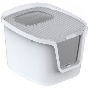 Rolling tail cat sand pot super large fully enclosed anti -splash anti -band sand deodorant integrated top into the toilet hot list