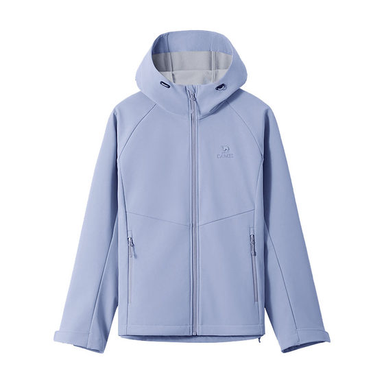 
Camel Women's Soft Shell Jacket 2026 Spring and Autumn New Outdoor Windproof Slim Hiking Sports Jacket Casual Jacket