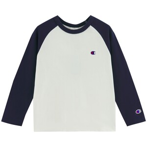 
Champion Champion Children's Clothing 25 Autumn New Style Men's and Women's Small Children's Parent-Child Thin Comfortable Rag-sleeved Long Sleeve T-shirt