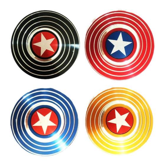 
Colorful alloy fingertip gyro gyro technique rotating between fingers EDC student boy children's decompression outdoor toy