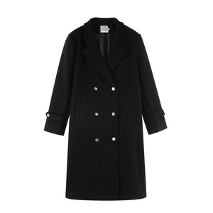 
Mo Qiu jk uniform high-end woolen coat tall windbreaker Japanese college style medium long woolen coat for women