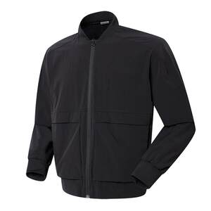 
ROYALWAY Mido casual jacket men and women spring and autumn baseball shirt round neck cardigan thin breathable loose jacket