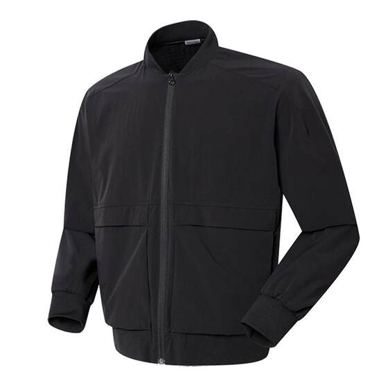 
ROYALWAY Mido casual jacket men and women spring and autumn baseball shirt round neck cardigan thin breathable loose jacket