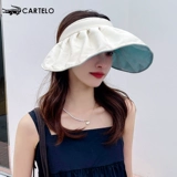 Летняя солнцезащитная шляпа, ободок, шапка на солнечной энергии, защита от ультрафиолета