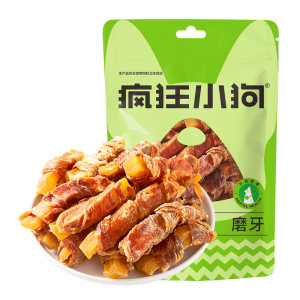 Crazy puppy snack chicken jerky around sweet potato duck meat pet Teddy small dog mill puppies puppies chicken breast meat
