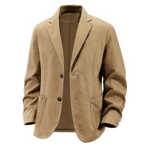 
Men's casual suit jacket spring and autumn business two-button small suit jacket fashionable youth single suit solid color casual clothes