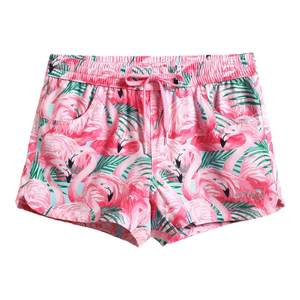 Gella beach pants female pink legs long shorts, long pants, seaside vacation trunks can be pants, pants to take pictures
