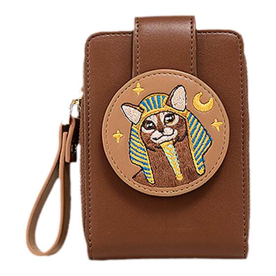 
New retro girl wallet short 2026 new original card holder multi-functional coin purse portable clutch bag for men
