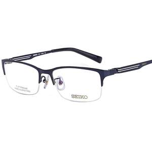 Seiko glasses frame men H011220 ultra -light pure titanium half -frame business black frame glasses frame with close -up lens HC1021
