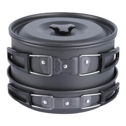 Outdoor picnic pots and utensils set of outdoor supplies cooking utensils