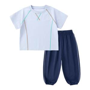 
[Sun protection and quick-drying] Dudujia boys' suit summer children's short-sleeved quick-drying sports girls' summer tops and trousers