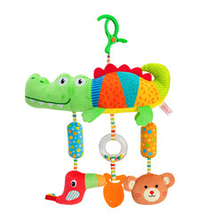 Puzzle baby newborn soothing car rear bed bell